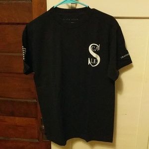 Black Scale Black T-Shirt